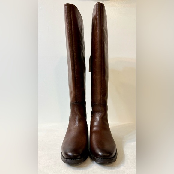 Franco Sarto Women’s Meyer Wide Calf Knee High Dark Brown Leather Boot Size 8.5 - Picture 8 of 15